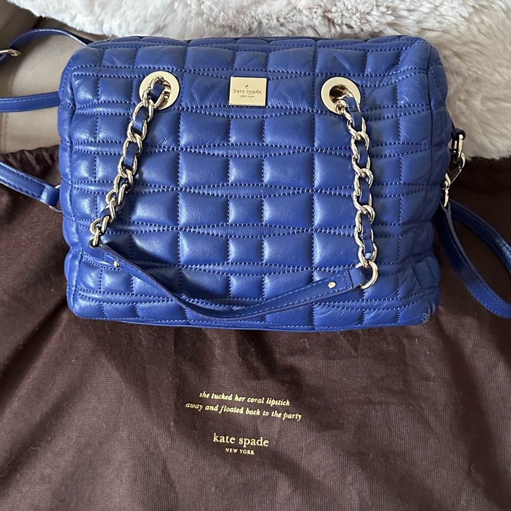 Kate Spade Quilted Leather Boston Bag